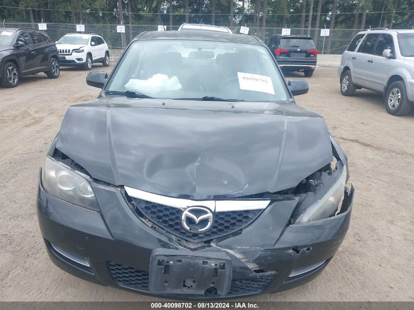 2008 Mazda Mazda3 I VIN: JM1BK32F081864624 Lot: 40098702