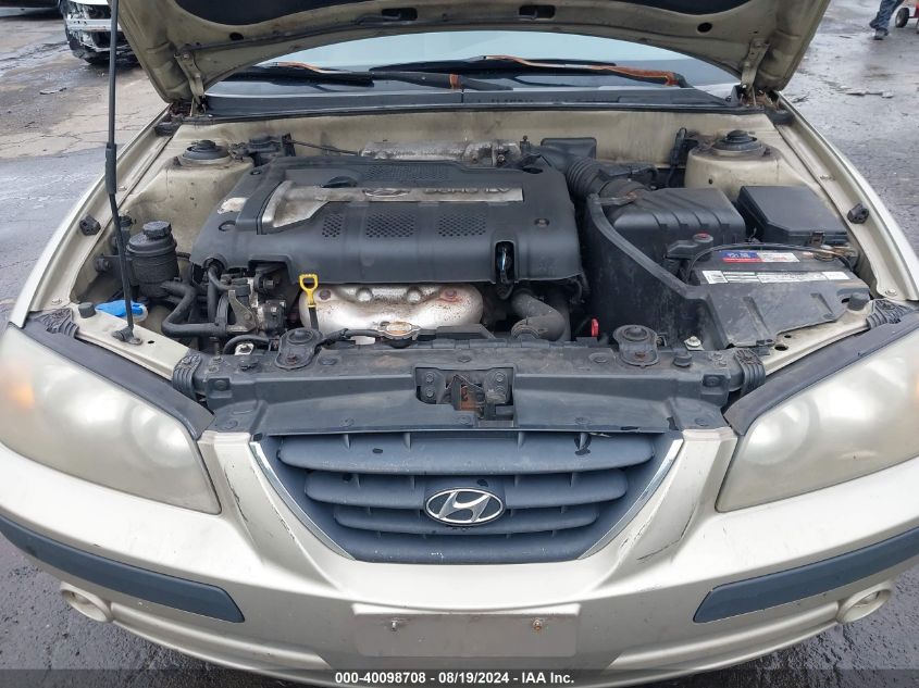 2006 Hyundai Elantra Gls/Gt VIN: KMHDN56D16U178880 Lot: 40098708