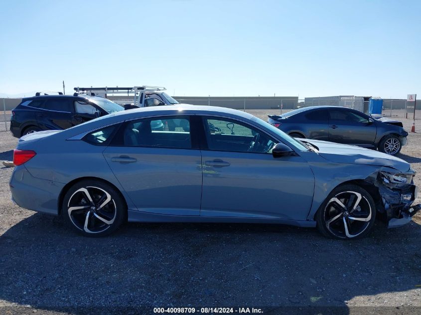 2022 Honda Accord Sport VIN: 1HGCV1F30NA054388 Lot: 40098709