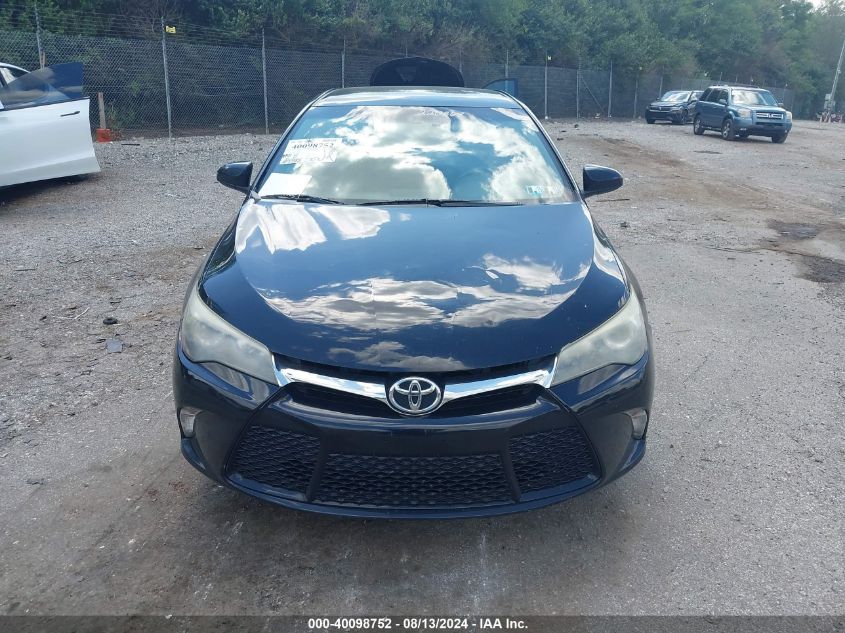 2016 Toyota Camry Se VIN: 4T1BF1FK9GU220368 Lot: 40098752