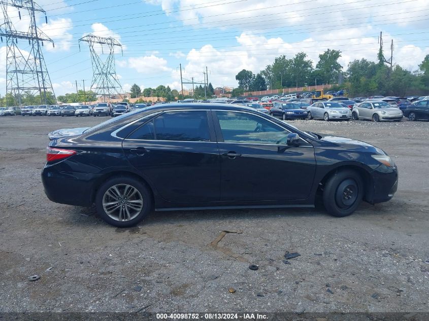 2016 Toyota Camry Se VIN: 4T1BF1FK9GU220368 Lot: 40098752