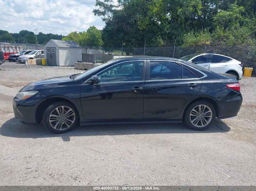 2016 Toyota Camry Se VIN: 4T1BF1FK9GU220368 Lot: 40098752