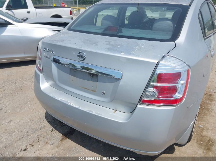 2010 Nissan Sentra 2.0/2.0S/Sr/2.0Sl VIN: 3N1AB6AP7AL640341 Lot: 40098762