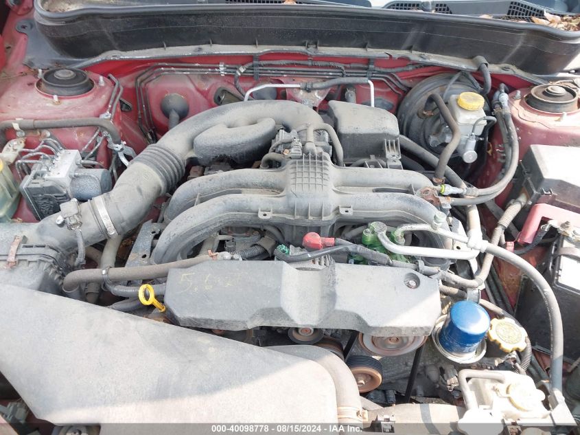 2011 Subaru Forester 2.5X Premium VIN: JF2SHADC0BH768434 Lot: 40098778