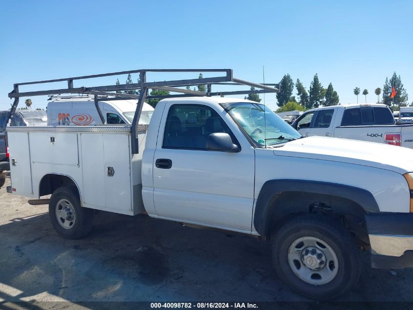 2007 Chevrolet Silverado 2500Hd Classic Work Truck VIN: 1GCHC24U27E116235 Lot: 40368020