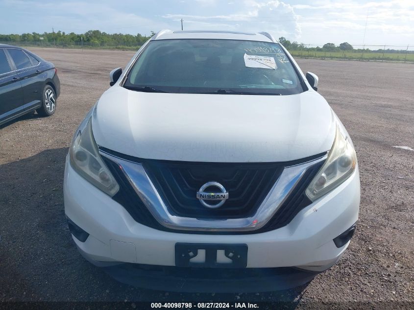 2016 Nissan Murano Platinum VIN: 5N1AZ2MGXGN154222 Lot: 40098798