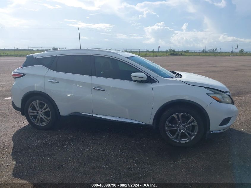 2016 Nissan Murano Platinum VIN: 5N1AZ2MGXGN154222 Lot: 40098798