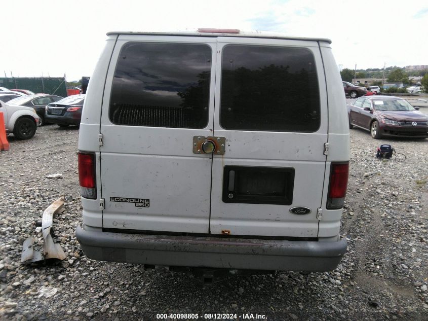 1998 Ford E-250 Commercial/Recreational VIN: 1FTPS2429WHB34029 Lot: 40098805