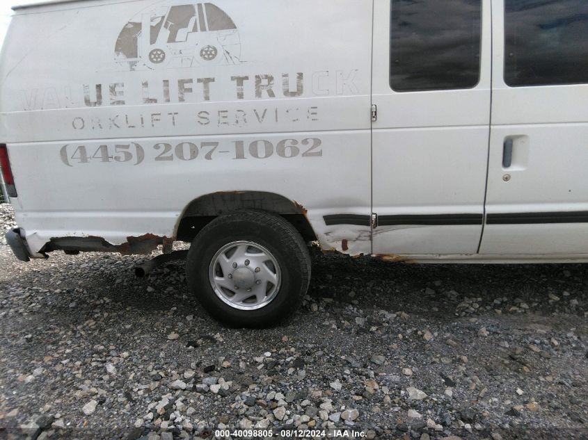 1998 Ford E-250 Commercial/Recreational VIN: 1FTPS2429WHB34029 Lot: 40098805