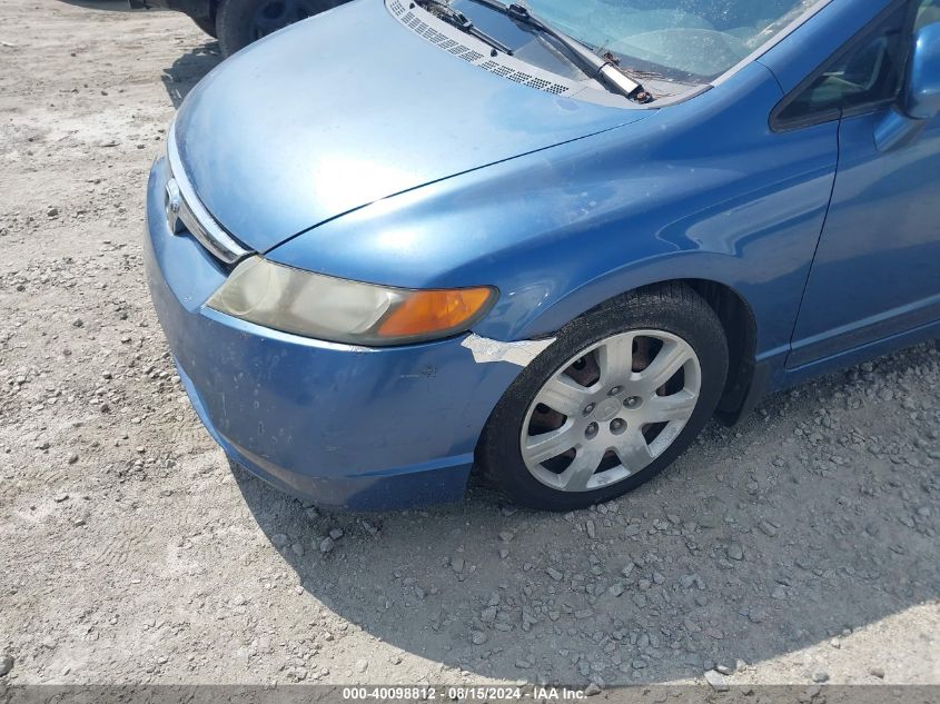 2008 Honda Civic Lx VIN: 1HGFA16558L099121 Lot: 40098812