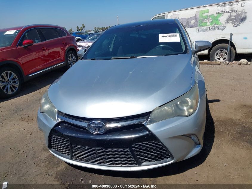 2016 Toyota Camry Se VIN: 4T1BF1FK9GU569188 Lot: 40098888