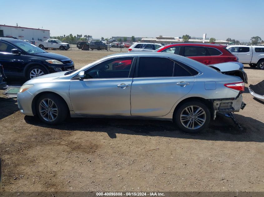 2016 Toyota Camry Se VIN: 4T1BF1FK9GU569188 Lot: 40098888