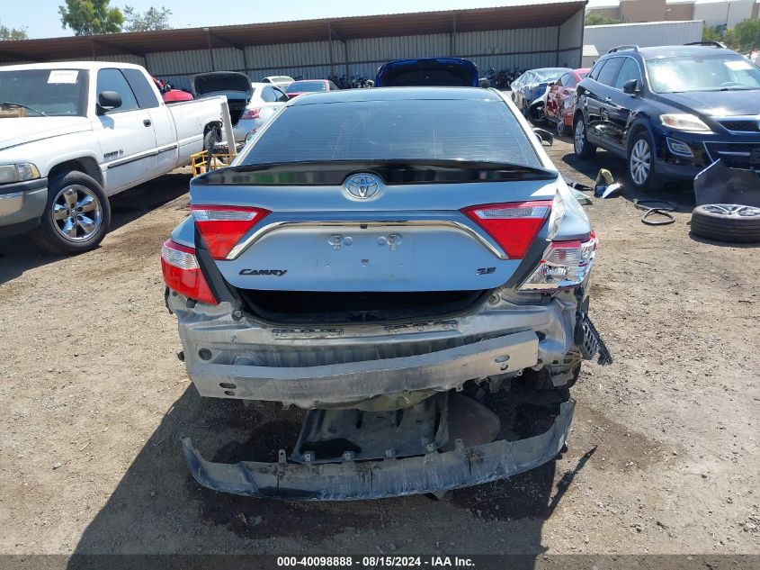 2016 Toyota Camry Se VIN: 4T1BF1FK9GU569188 Lot: 40098888