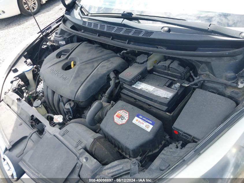 2014 Hyundai Elantra Se VIN: KMHDH4AE6EU172542 Lot: 40098897