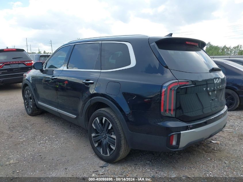 VIN 5XYP54GC0PG357402 2023 KIA Telluride, SX no.3