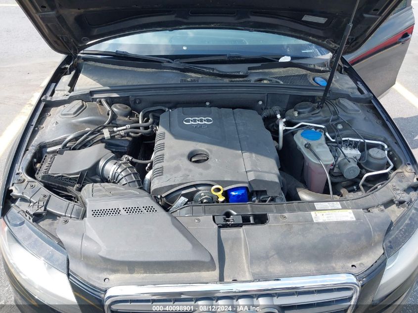 2012 Audi A4 2.0T Premium VIN: WAUAFAFL3CN009905 Lot: 40098901