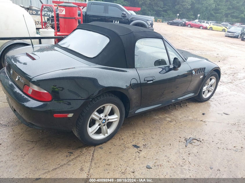 2001 BMW Z3 2.5I VIN: WBACN33431LK49808 Lot: 40098949