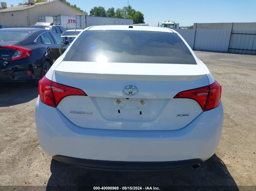 2018 Toyota Corolla Xse VIN: 2T1BURHE2JC995647 Lot: 40098969