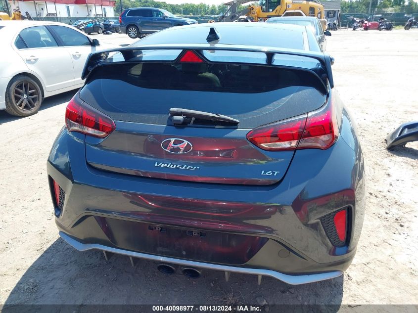 2019 Hyundai Veloster Turbo Ultimate VIN: KMHTH6AB3KU005693 Lot: 40098977