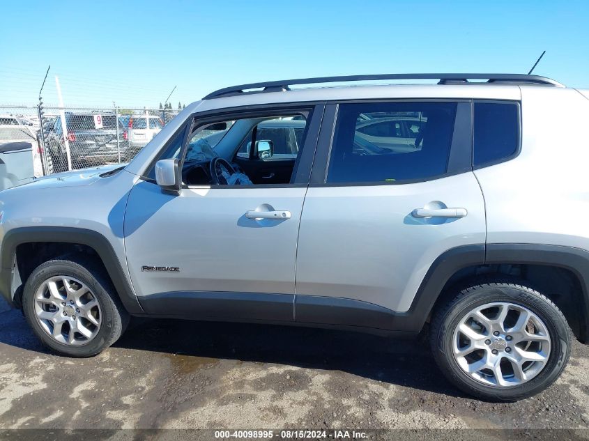 2015 Jeep Renegade Latitude VIN: ZACCJBBT9FPC45573 Lot: 40098995