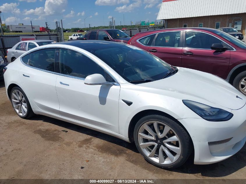 2019 Tesla Model 3 Long Range/Performance VIN: 5YJ3E1EB9KF213032 Lot: 40099027