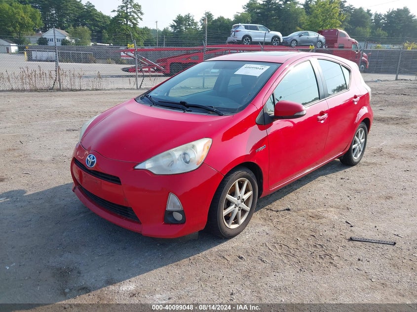 2012 Toyota Prius C VIN: JTDKDTB34C1013564 Lot: 40099048