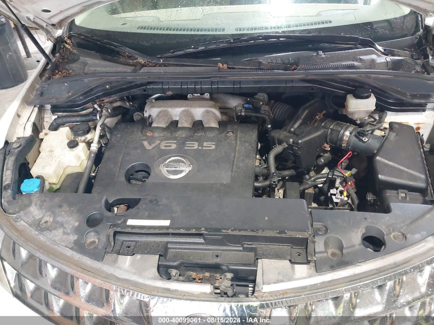 2007 Nissan Murano S VIN: JN8AZ08W97W627486 Lot: 40099061