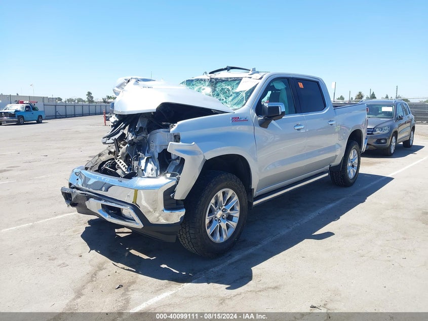 2021 CHEVROLET SILVERADO 1500 6.2L V-8 DI, VVT, 42(VIN: 1GCUYGELXMZ443652