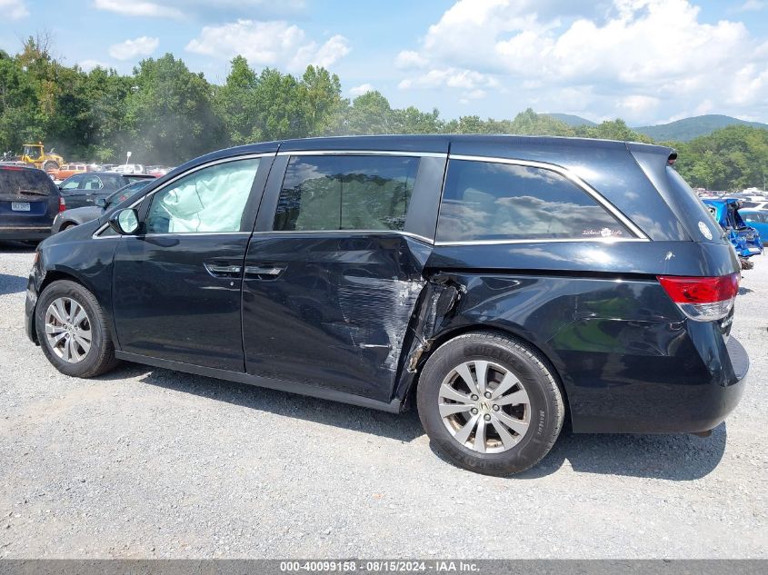 2014 Honda Odyssey Ex-L VIN: 5FNRL5H69EB093341 Lot: 40099158