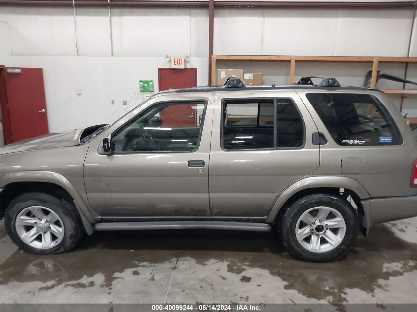 2003 Nissan Pathfinder Le VIN: JN8DR09Y43W802475 Lot: 40099244