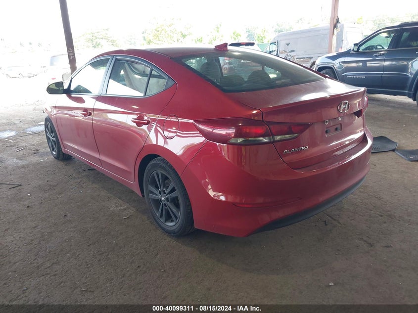 VIN 5NPD84LF4JH247513 2018 HYUNDAI ELANTRA SEL