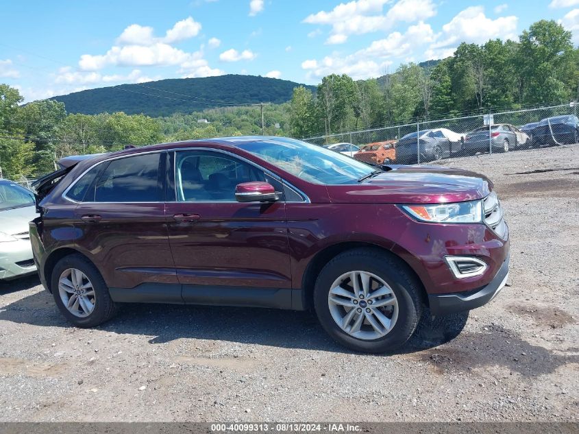 2018 Ford Edge Sel VIN: 2FMPK4J90JBC49133 Lot: 40099313