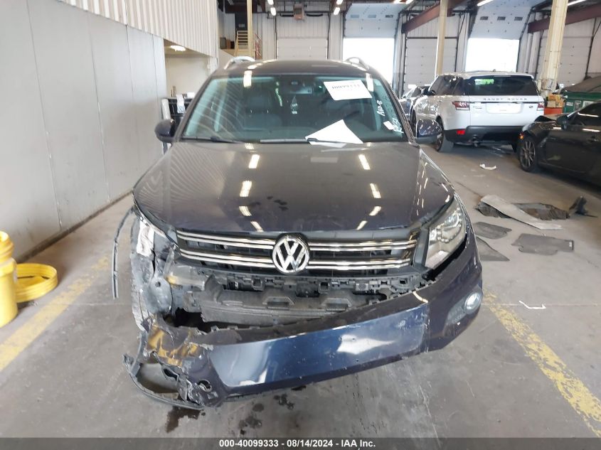 2016 Volkswagen Tiguan S/Se/Sel/R-Line VIN: WVGAV7AX6GW610904 Lot: 40099333