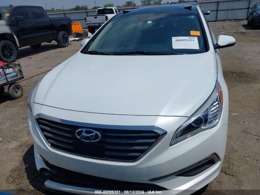 2015 Hyundai Sonata Limited VIN: 5NPE34AF0FH029131 Lot: 40099351