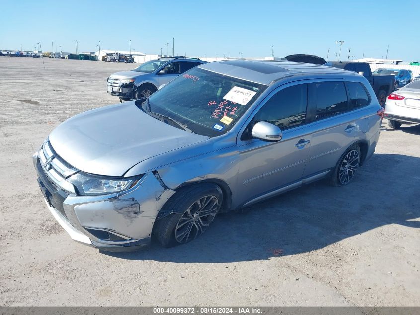 2017 Mitsubishi Outlander Se VIN: JA4AD3A32HZ016124 Lot: 40099372