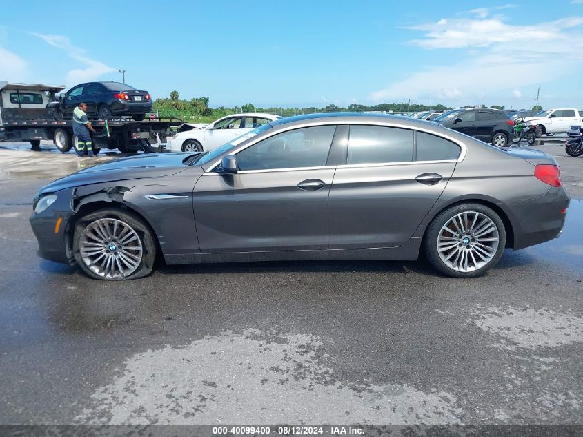 2015 BMW 650I Gran Coupe xDrive VIN: WBA6B4C59FD760994 Lot: 40099400