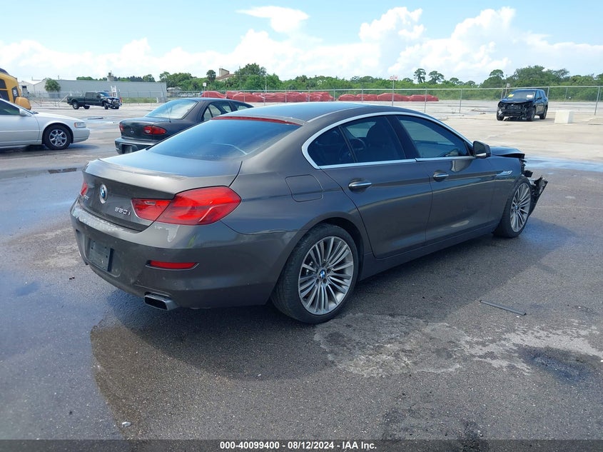 2015 BMW 650I Gran Coupe xDrive VIN: WBA6B4C59FD760994 Lot: 40099400