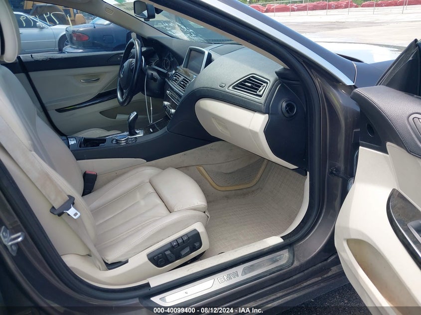 2015 BMW 650I Gran Coupe xDrive VIN: WBA6B4C59FD760994 Lot: 40099400