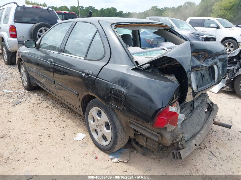 2003 Nissan Sentra Gxe VIN: 3N1CB51D43L809212 Lot: 40099439