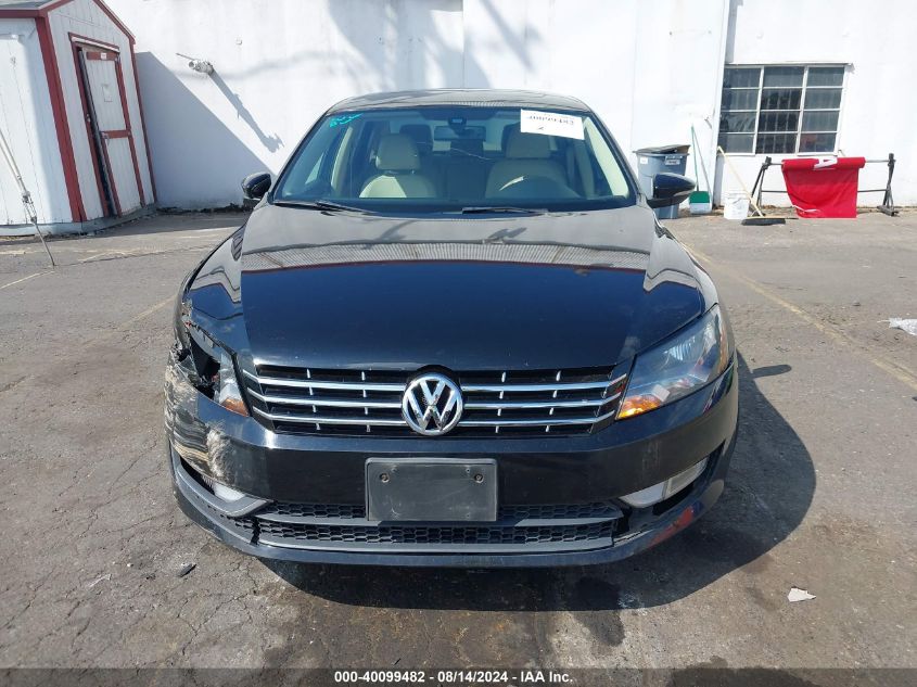 2012 Volkswagen Passat 2.0L Tdi Sel Premium VIN: 1VWCN7A33CC002549 Lot: 40099482