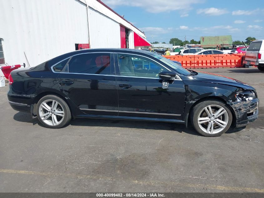 2012 Volkswagen Passat 2.0L Tdi Sel Premium VIN: 1VWCN7A33CC002549 Lot: 40099482