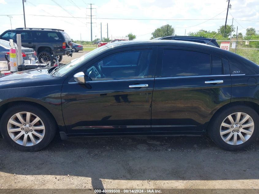 2013 Chrysler 200 Limited VIN: 1C3CCBCG6DN527580 Lot: 40099508