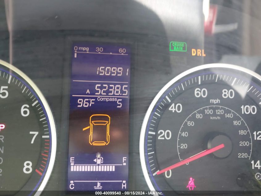 2011 Honda Cr-V Exl VIN: 5J6RE3H74BL023448 Lot: 40099540