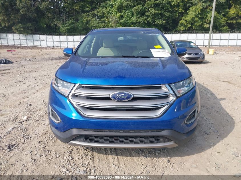 2018 Ford Edge Sel VIN: 2FMPK4J96JBC02768 Lot: 40099590