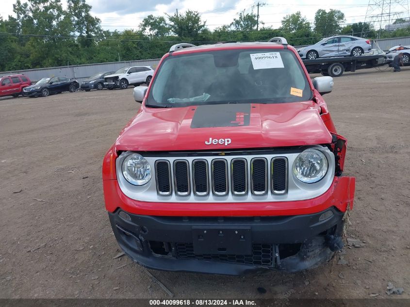 2016 Jeep Renegade Limited VIN: ZACCJADT8GPC93753 Lot: 40099618