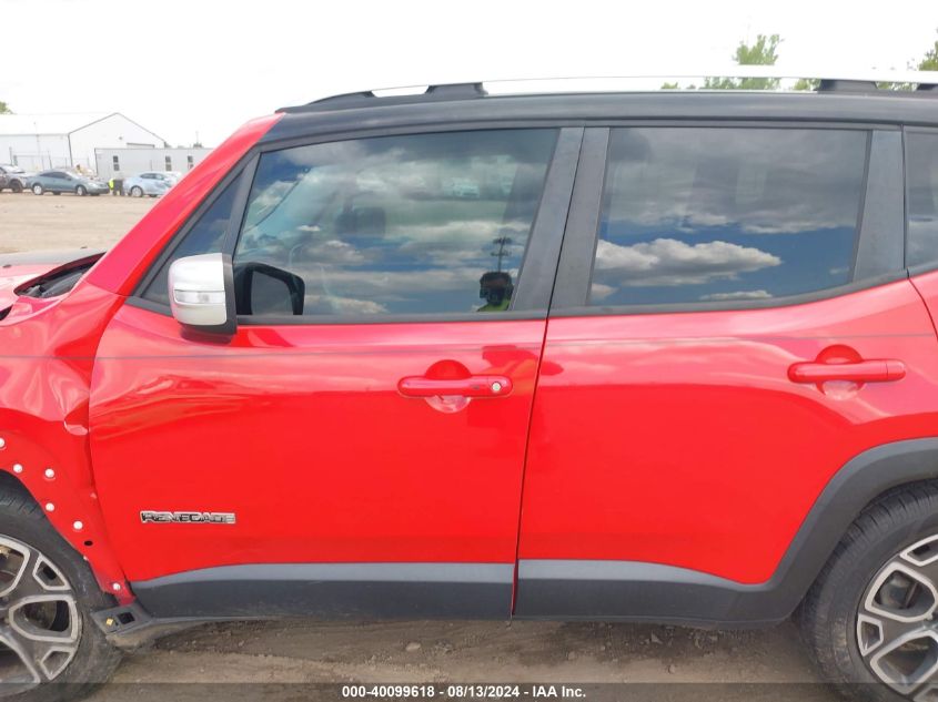 2016 Jeep Renegade Limited VIN: ZACCJADT8GPC93753 Lot: 40099618