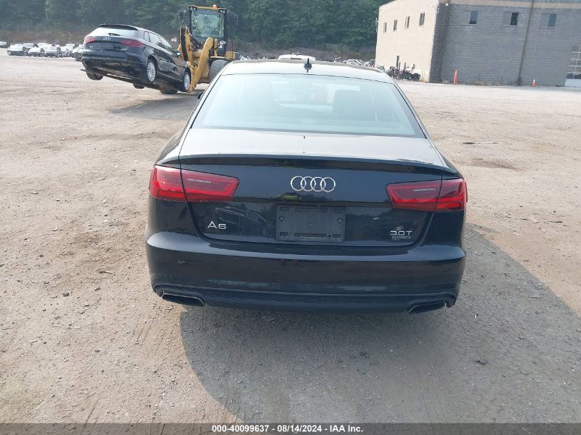 2016 Audi A6 3.0T Premium Plus VIN: WAUHGAFC2GN011193 Lot: 40099637