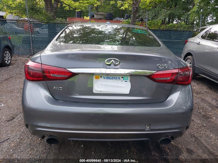 2018 Infiniti Q50 3.0T Luxe VIN: JN1EV7AR6JM440699 Lot: 40099640