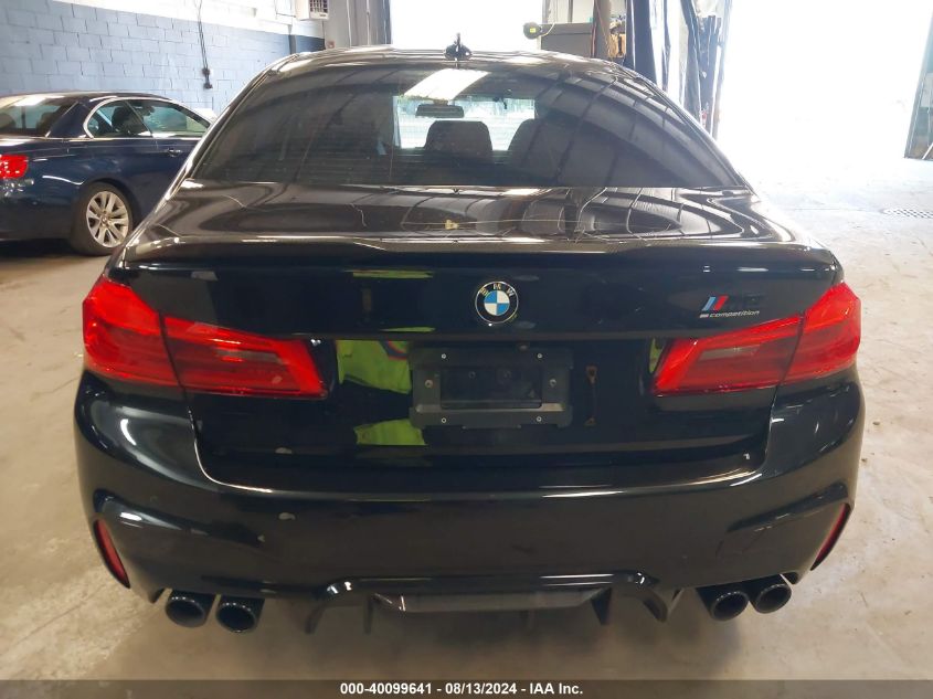 2019 BMW M5 Competition VIN: WBSJF0C58KB285573 Lot: 40099641