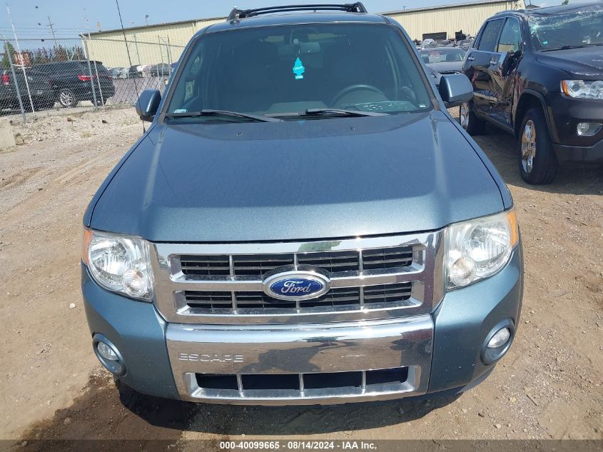 2012 Ford Escape Limited VIN: 1FMCU0EG5CKC25106 Lot: 40099665